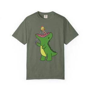 T-Rex Taking Happy Pills Graphic T-Shirt
